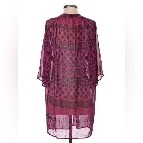 EXPRESS WOMEN PURPKE AND BLACK KIMONO SIZE SMALL PETITE - Picture 9 of 9